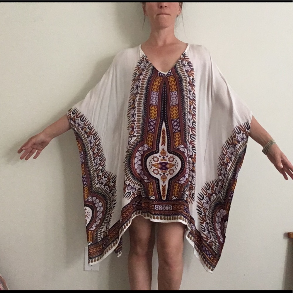 Gorgeous Urban Nomad caftan cover up dress S M